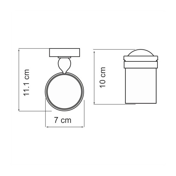 ПОДСТАКАННИК ОДИНАРНЫЙ WASSERKRAFT DIEMEL K-2228