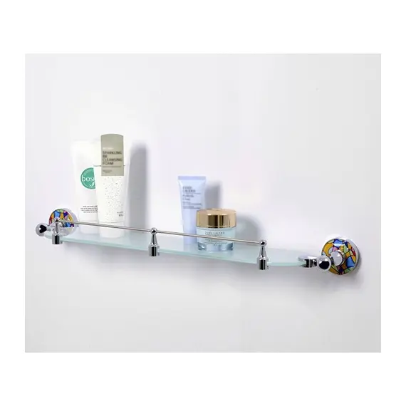 ПОЛКА СТЕКЛЯННАЯ С БОРТИКОМ WASSERKRAFT DIEMEL K-2244