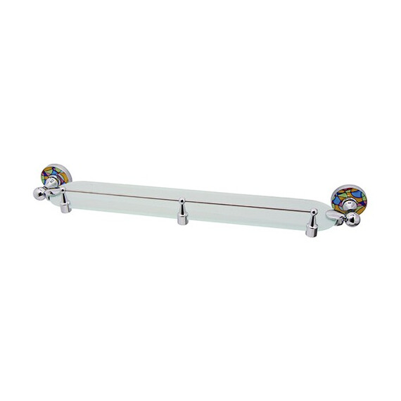 ПОЛКА СТЕКЛЯННАЯ С БОРТИКОМ WASSERKRAFT DIEMEL K-2244