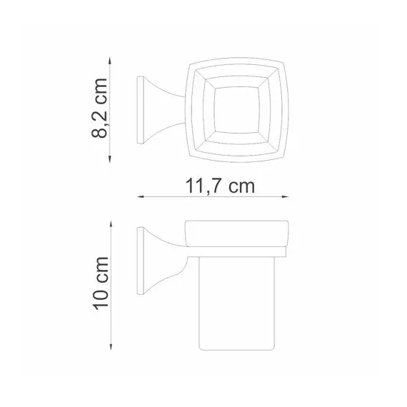 ПОДСТАКАННИК ОДИНАРНЫЙ WASSERKRAFT WERN K-2528
