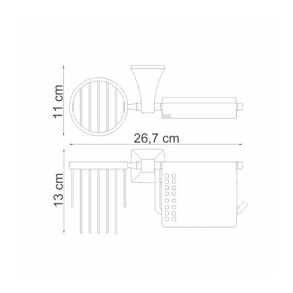 ДЕРЖАТЕЛЬ ТУАЛЕТНОЙ БУМАГИ И ОСВЕЖИТЕЛЯ WASSERKRAFT WERN K-2559 ДЕРЖАТЕЛЬ ТУАЛЕТНОЙ БУМАГИ И ОСВЕЖИТЕЛЯ WASSERKRAFT WERN K-2559