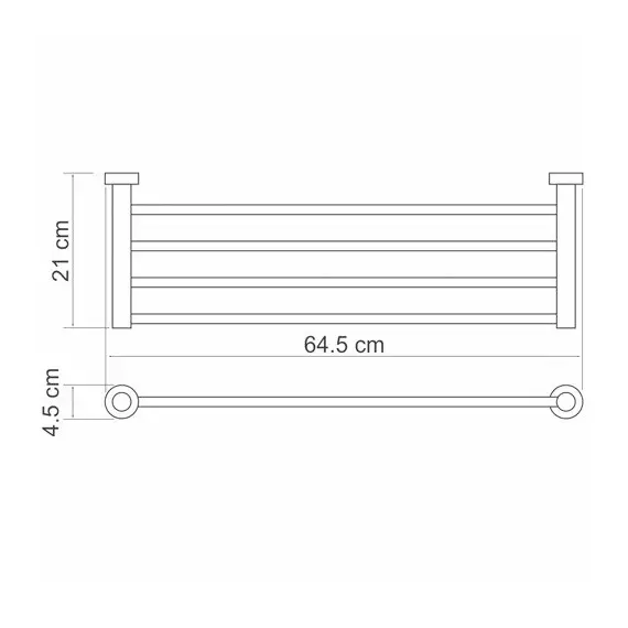 ПОЛКА ДЛЯ ПОЛОТЕНЕЦ WASSERKRAFT DONAU K-9411