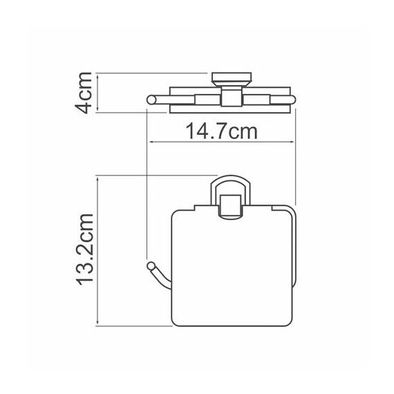 ДЕРЖАТЕЛЬ ТУАЛЕТНОЙ БУМАГИ WASSERKRAFT ODER K-3025
