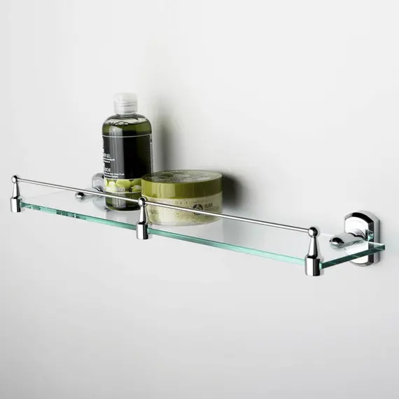 ПОЛКА СТЕКЛЯННАЯ С БОРТИКОМ WASSERKRAFT ODER K-3044