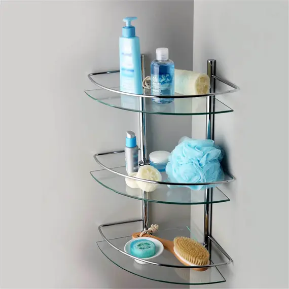 ПОЛКА СТЕКЛЯННАЯ ТРОЙНАЯ WASSERKRAFT K-3133