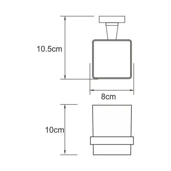 ПОДСТАКАННИК ОДИНАРНЫЙ WASSERKRAFT DILL K-3928