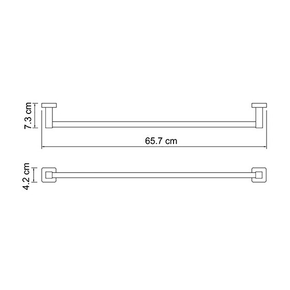 ДЕРЖАТЕЛЬ ПОЛОТЕНЕЦ ОДИНАРНЫЙ WASSERKRAFT DILL K-3930