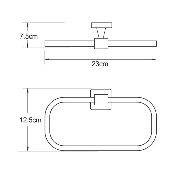 ДЕРЖАТЕЛЬ ПОЛОТЕНЕЦ WASSERKRAFT DILL K-3960