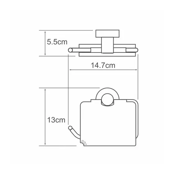 ДЕРЖАТЕЛЬ ТУАЛЕТНОЙ БУМАГИ WASSERKRAFT ISEN K-4025