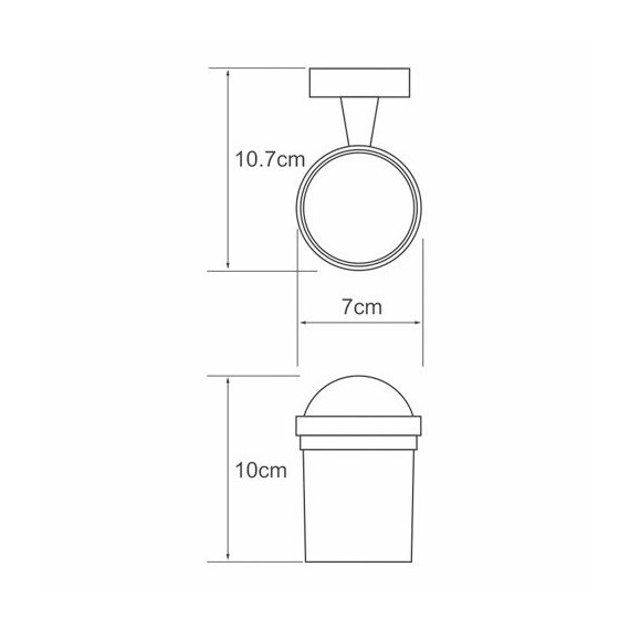 ПОДСТАКАННИК ОДИНАРНЫЙ WASSERKRAFT ISEN K-4028