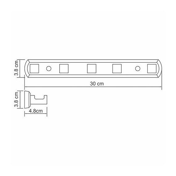 КРОНШТЕЙН НАСТЕННЫЙ WASSERKRAFT LIPPE K-6575