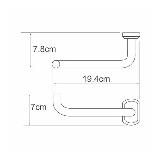 ДЕРЖАТЕЛЬ ТУАЛЕТНОЙ БУМАГИ WASSERKRAFT ODER K-3096