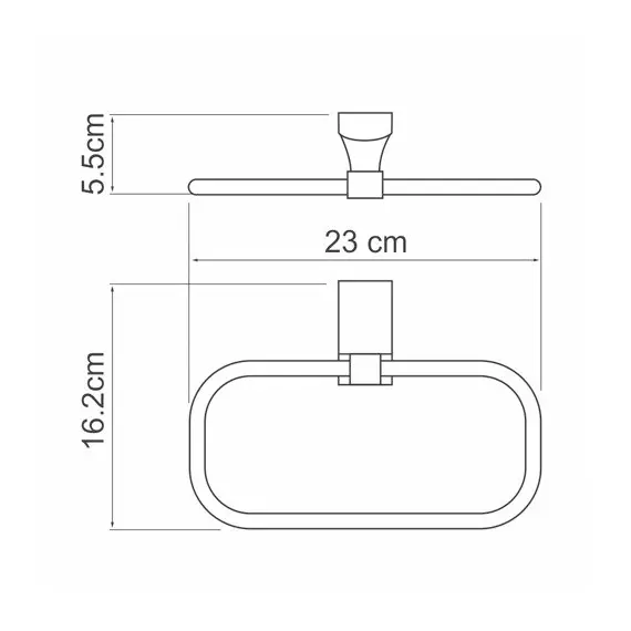 ДЕРЖАТЕЛЬ ПОЛОТЕНЕЦ WASSERKRAFT LEINE K-5060WHITE