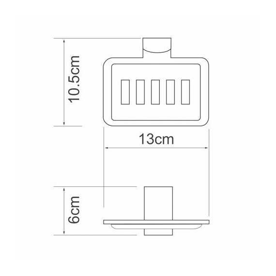 МЫЛЬНИЦА РЕШЕТКА WASSERKRAFT LEINE K-5069WHITE