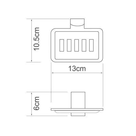 МЫЛЬНИЦА РЕШЕТКА WASSERKRAFT LEINE K-5069WHITE