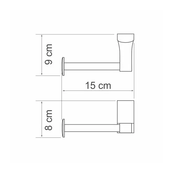 ДЕРЖАТЕЛЬ ТУАЛЕТНОЙ БУМАГИ WASSERKRAFT LEINE K-5096WHITE