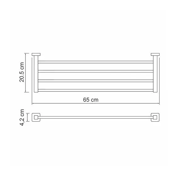 ПОЛКА ДЛЯ ПОЛОТЕНЕЦ WASSERKRAFT LIPPE K-6511