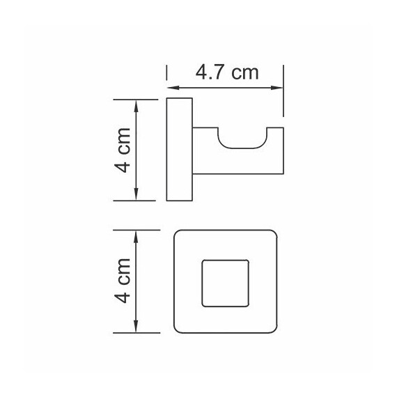 КРЮЧОК WASSERKRAFT LIPPE K-6523