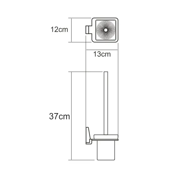 ЩЕТКА ДЛЯ УНИТАЗА ПОДВЕСНАЯ WASSERKRAFT LOPAU K-6027
