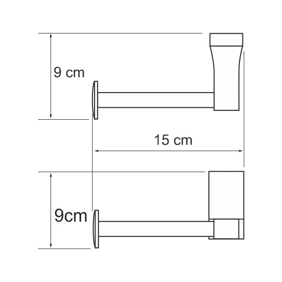 ДЕРЖАТЕЛЬ ТУАЛЕТНОЙ БУМАГИ WASSERKRAFT LOPAU K-6096