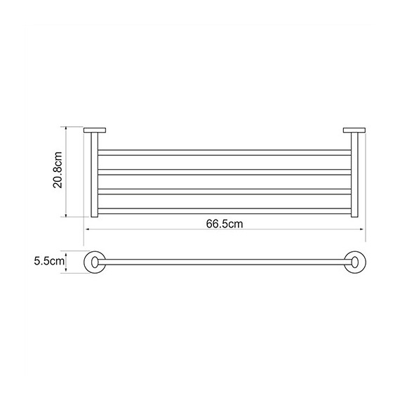 ПОЛКА ДЛЯ ПОЛОТЕНЕЦ WASSERKRAFT RHEIN K-6211