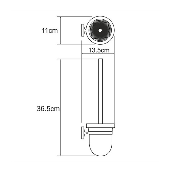 ЩЕТКА ДЛЯ УНИТАЗА WASSERKRAFT RHEIN K-6227
