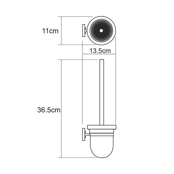 ЩЕТКА ДЛЯ УНИТАЗА WASSERKRAFT RHEIN K-6227