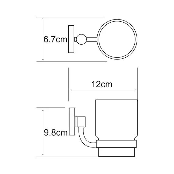 ПОДСТАКАННИК ОДИНАРНЫЙ WASSERKRAFT RHEIN K-6228