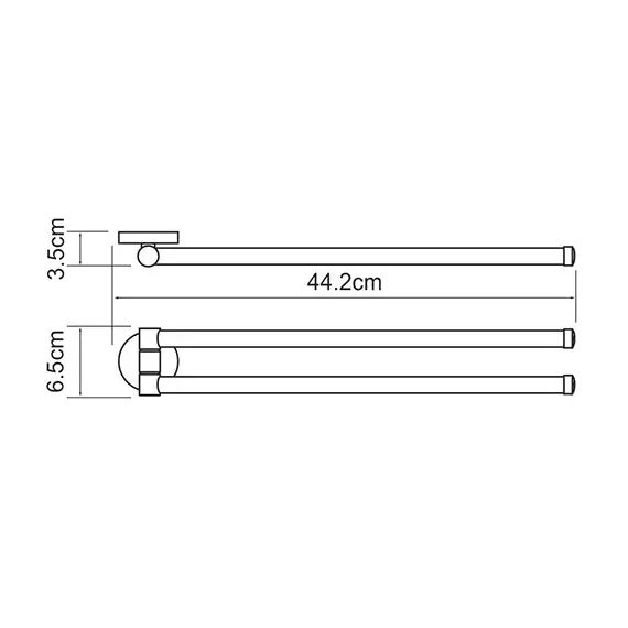 ДЕРЖАТЕЛЬ ПОЛОТЕНЕЦ ДВОЙНОЙ WASSERKRAFT RHEIN K-6231