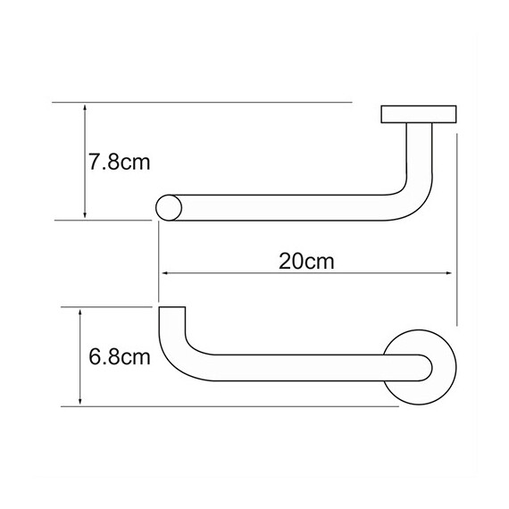 ДЕРЖАТЕЛЬ ТУАЛЕТНОЙ БУМАГИ WASSERKRAFT RHEIN K-6296