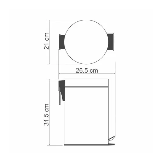 ВЕДРО 5L WASSERKRAFT K-635BLACK