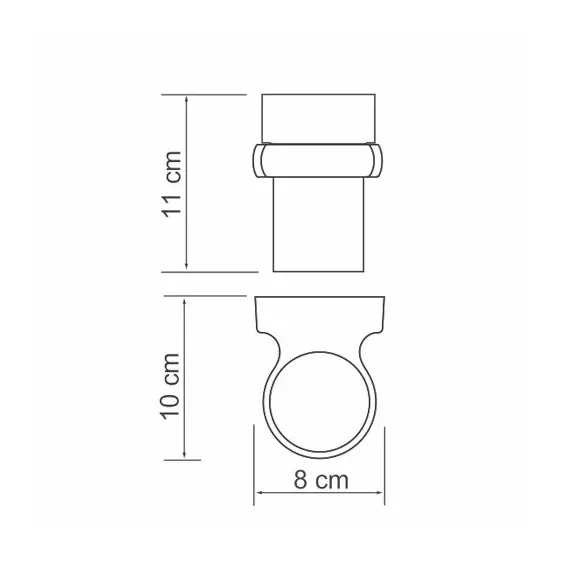 ПОДСТАКАННИК ОДИНАРНЫЙ WASSERKRAFT BERKEL K-6828