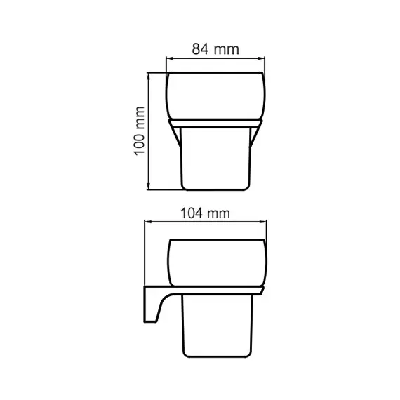 ПОДСТАКАННИК ОДИНАРНЫЙ WASSERKRAFT ELBE K-7228