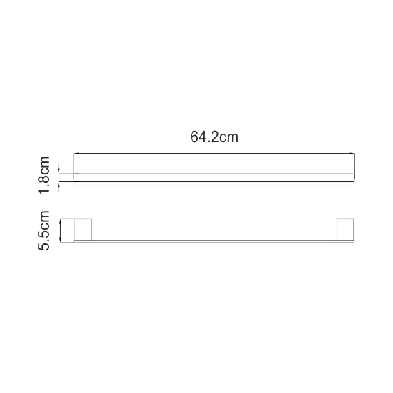 ДЕРЖАТЕЛЬ ПОЛОТЕНЕЦ ОДИНАРНЫЙ WASSERKRAFT SAUER K-7930