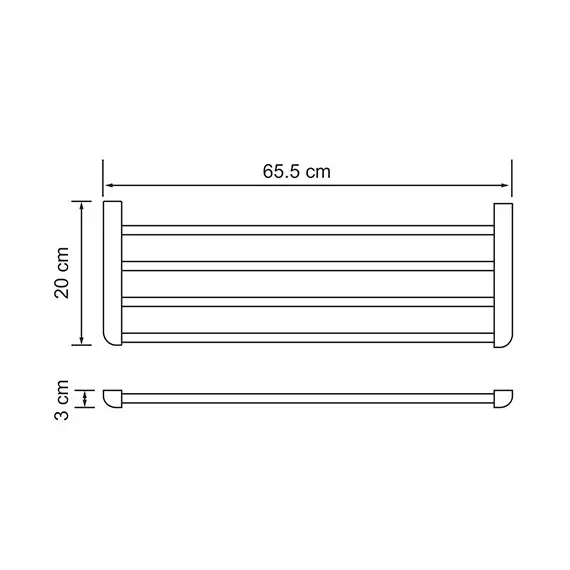 ПОЛКА ДЛЯ ПОЛОТЕНЕЦ WASSERKRAFT KAMMEL K-8311