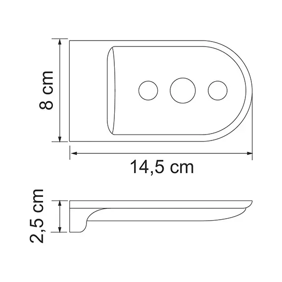 МЫЛЬНИЦА РЕШЕТКА WASSERKRAFT KAMMEL K-8369WHITE
