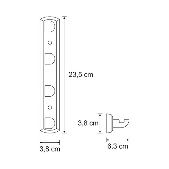 КРОНШТЕЙН НАСТЕННЫЙ WASSERKRAFT KAMMEL K-8374WHITE