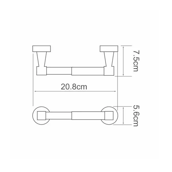ДЕРЖАТЕЛЬ ТУАЛЕТНОЙ БУМАГИ WASSERKRAFT ISEN K-4022