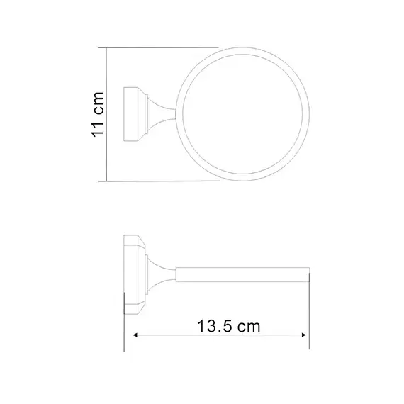 ДЕРЖАТЕЛЬ ЩЕТКИ ДЛЯ УНИТАЗА WASSERKRAFT ODER C173