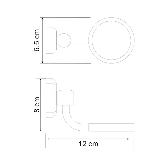 ДЕРЖАТЕЛЬ ОДИНАРНЫЙ WASSERKRAFT ODER C175