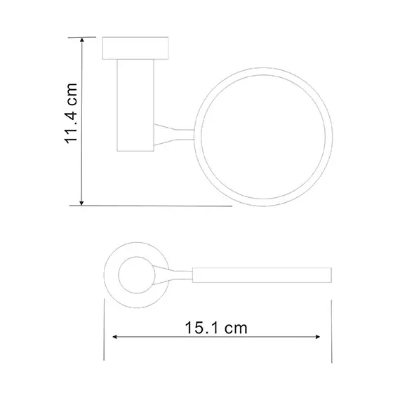 ДЕРЖАТЕЛЬ ЩЕТКИ ДЛЯ УНИТАЗА WASSERKRAFT DONAU C176