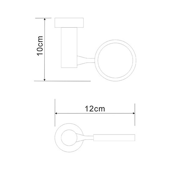 ДЕРЖАТЕЛЬ ОДИНАРНЫЙ WASSERKRAFT DONAU C178