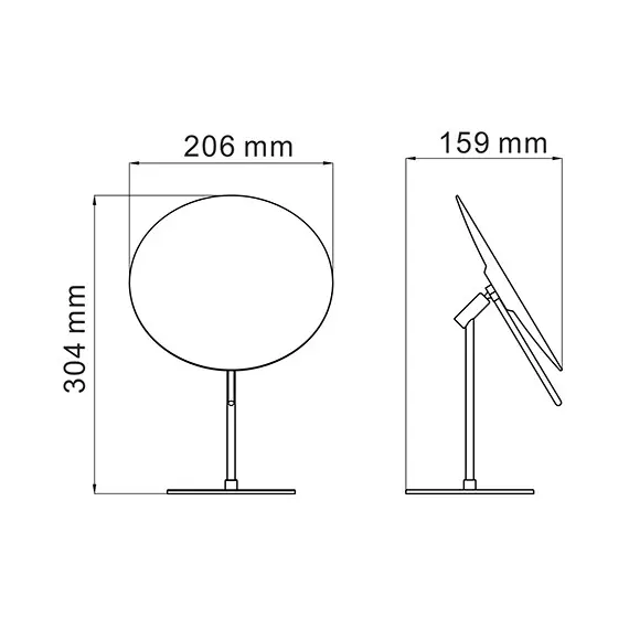 ЗЕРКАЛО С 3-Х КРАТНЫМ УВЕЛИЧЕНИЕМ WASSERKRAFT K-1002