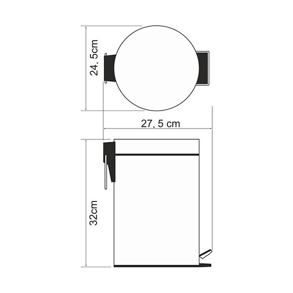 ВЕДРО 7L WASSERKRAFT K-637