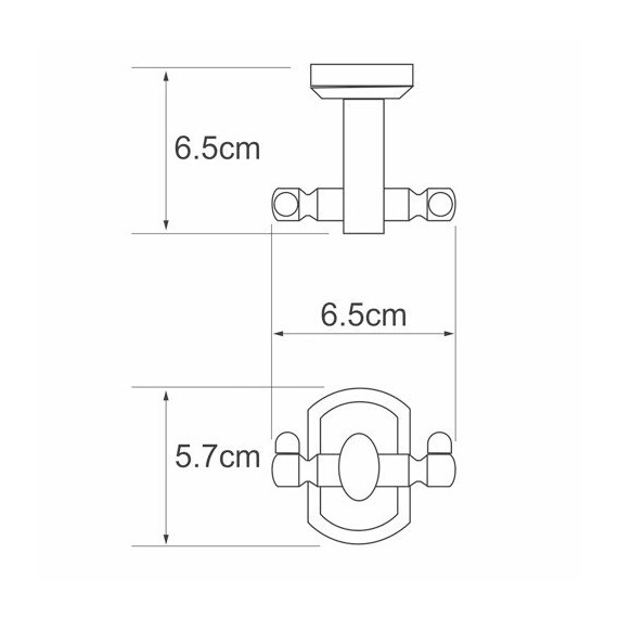 КРЮЧОК ДВОЙНОЙ WASSERKRAFT ODER K-3023D