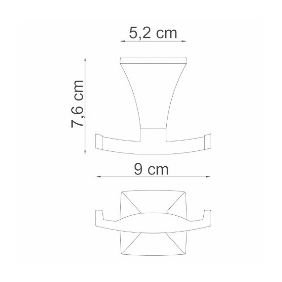 КРЮЧОК ДВОЙНОЙ WASSERKRAFT WERN K-2523D