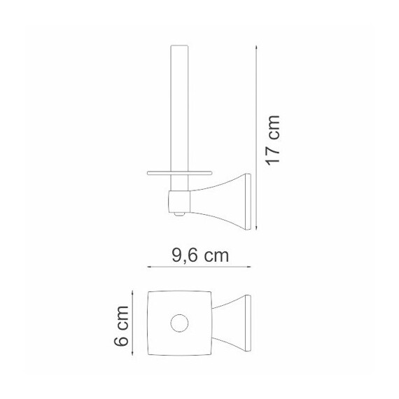 ДЕРЖАТЕЛЬ ТУАЛЕТНОЙ БУМАГИ WASSERKRAFT WERN K-2597