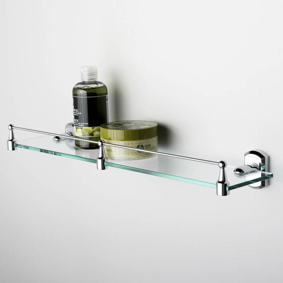 ПОЛКА СТЕКЛЯННАЯ С БОРТИКОМ WASSERKRAFT ODER K-3044