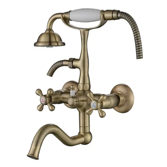 СМЕСИТЕЛЬ ДЛЯ ВАННЫ С ДУШЕМ KAISER CARLSON STYLE 44422-1