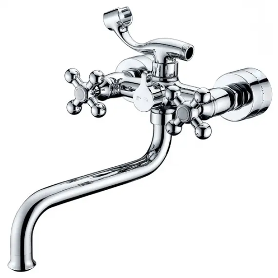 СМЕСИТЕЛЬ ДЛЯ ВАННЫ С ДУШЕМ KAISER CARLSON LUX 11255